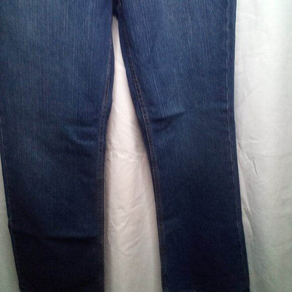 L. L. Bean Jeans 12 Reg Women Straight Leg Blue - Picture 9 of 16